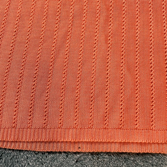 60s 70s Vintage Sleeveless Knit Button Down - Picture 7 of 7